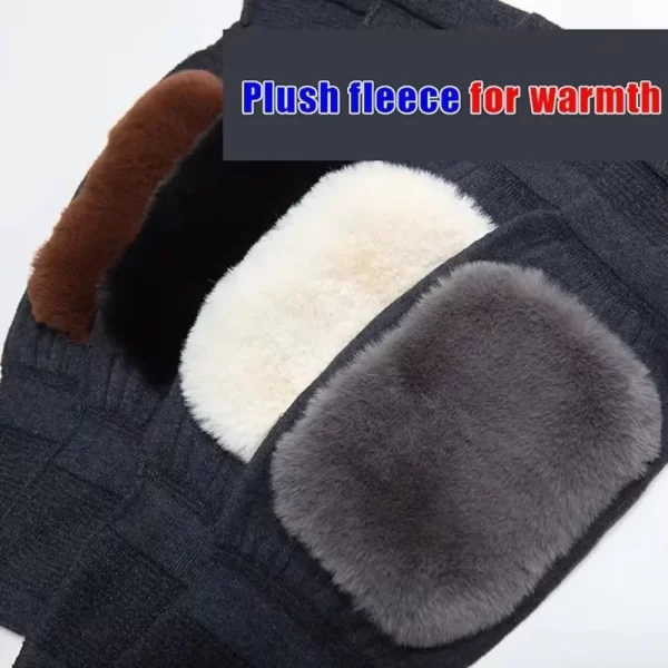 Cozy Plush Knee Warmers - Image 5