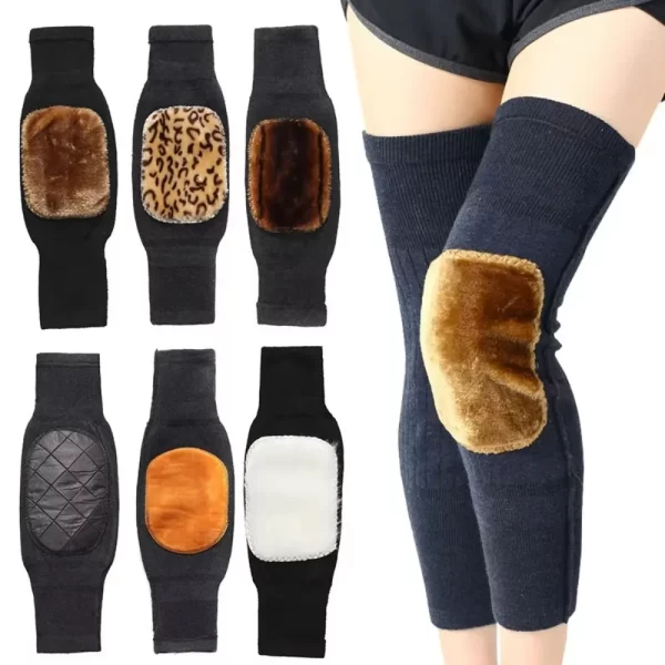 Cozy Plush Knee Warmers - Image 2