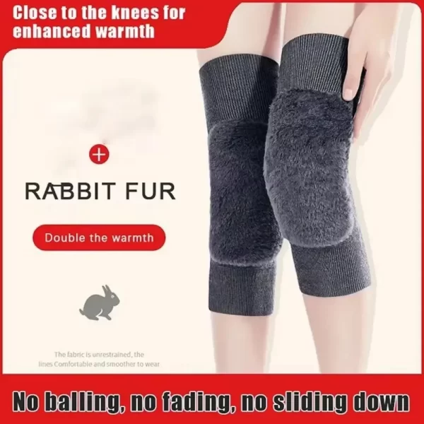 Cozy Plush Knee Warmers - Image 4